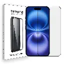 TEMPRIG Tempered Glass Screen Protector for iPhone 16 Plus, 9H Hardness, Edge-to-Edge Protection, HD Clarity, Anti-Fingerprint, Ultra-Thin & Case Friendly, Easy Installation