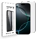 TEMPRIG Tempered Glass Screen Protector for iPhone 16 Pro Edge-to-Edge Coverage with Easy Installation Kit for Bubble-Free Application