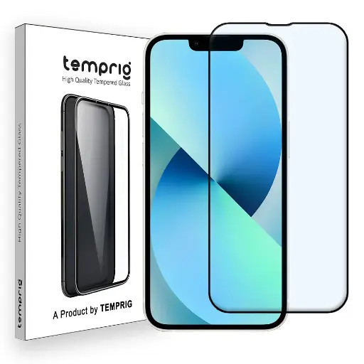 TEMPRIG Tempered Glass Screen Protector for iPhone 13, iPhone 13 Pro, and iPhone 14 Premium Protection, Scratch Resistant